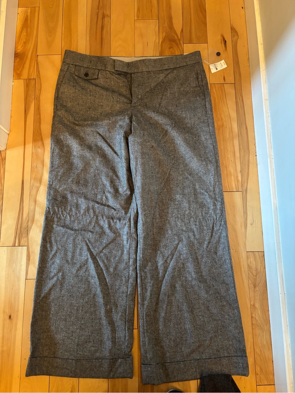 GAP Gray Wide-Leg Dress Pants
